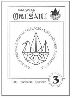 Magyar Origami Kör 1993/3 magazinja