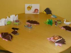 Óbudai Origami Kör foglalkozása