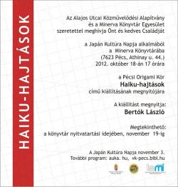 Haiku-hajtások kiállítás