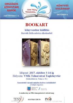 Bookart - könyvszobor kiállítás