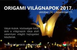 Origami Világnapokhoz kapcsolódó rendezvények 2017-ben