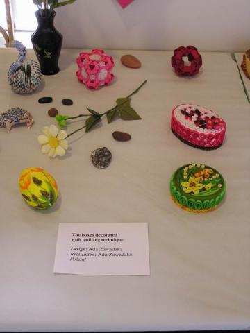 Ada Zawadska kiállításának részlete