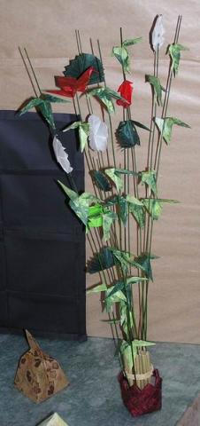 Újévi dekoráció az ajtónál