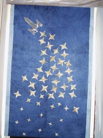 Csillagokat szóró űrhajó