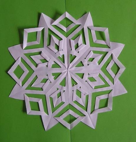 Kivágós-bevágós csillag 1